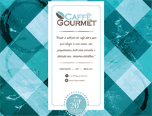 Tablet Screenshot of caffegourmet.com.br